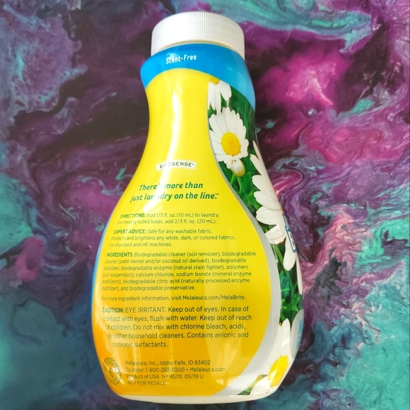 Melaleuca Mela Brite 9X Color Booster additive for washing laundry Sealed 16 oz - Picture 2 of 2